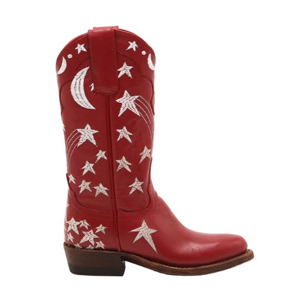 Mini Miron Crosby, 2 Youth, leather western cowboy cowgirl boots - Picture 3 of 7